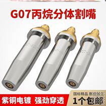 Cut nozzle propane gas oxygen isobaric cutting nozzle plum blossom split stainless steel liquefied gas cutting gun torch nozzle