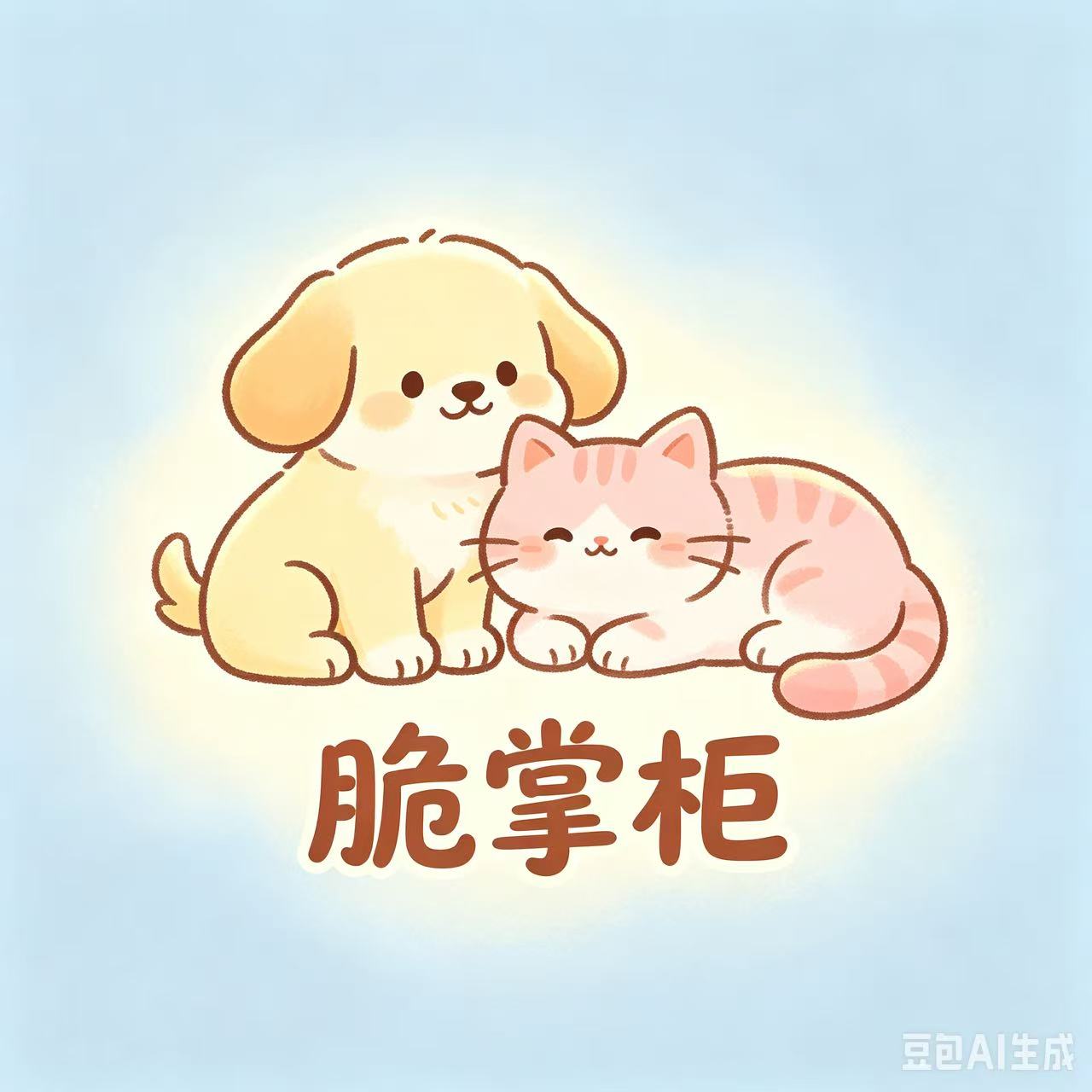 脆掌柜宠物用品的LOGO