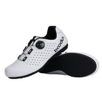 Boodun genuine leather non-locking cycling shoes for men and women mountain bike non-locking power-assisted hard-soled road cycling shoes