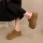Женская осенняя верхняя одежда Birkenstock с завышенной талией на толстой подошве, полусапожки Baotou, новинка 2025 года, тонкие туфли birkenstock с бисквитным тортом в один шаг mini 4