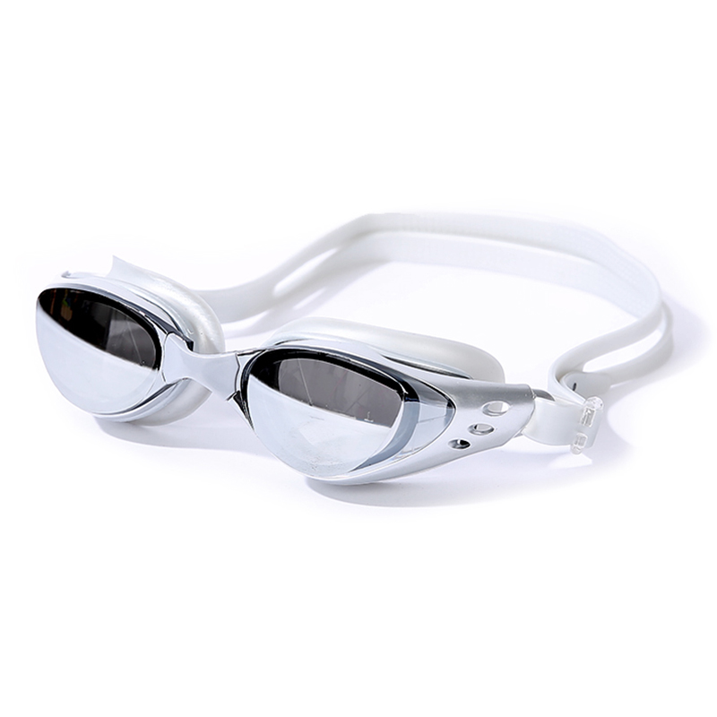 Lặn dành cho người lớn kính mạ chuyên nghiệp chống sương mù Kính bơi chống tia cực tím Kính bơi đơn tính dành cho người lớn - Goggles