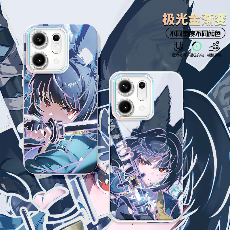 Zenless Zone Zero Themed Oppo Find X9 Pro 2D Phone Case, X9S Pro Magnetic Case, X8S+ Anime Ultra Aurora Gold Gradient, X7 Anti-Drop Female 2026 New Model Protective Cover