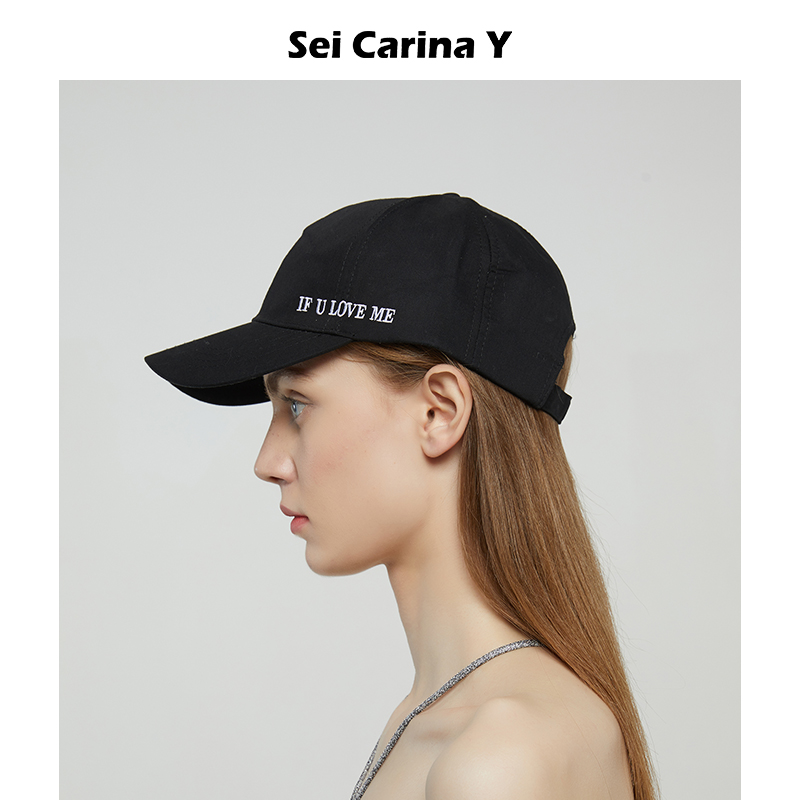 Sei Carrina Y Fashion Temperament IF YOU LOVE ME Baseball Cap Baby Cozy Duck Tongue Cap