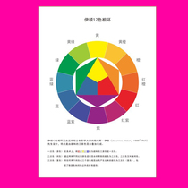 Eaton 12 color ring poster hanging painting color matching design scheme clothing color matching art students color learning matching
