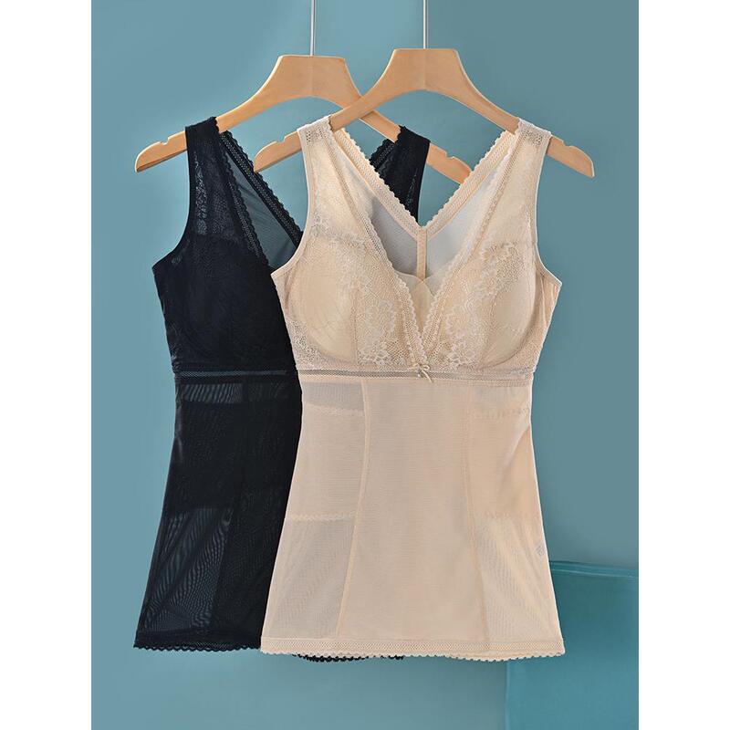 2026 Antarctic Body Shaping and Tummy Control Garment, Ultra-Thin Upper Body Shapewear, Summer Style, Tummy Control and Waist Cincher, No Bra Needed