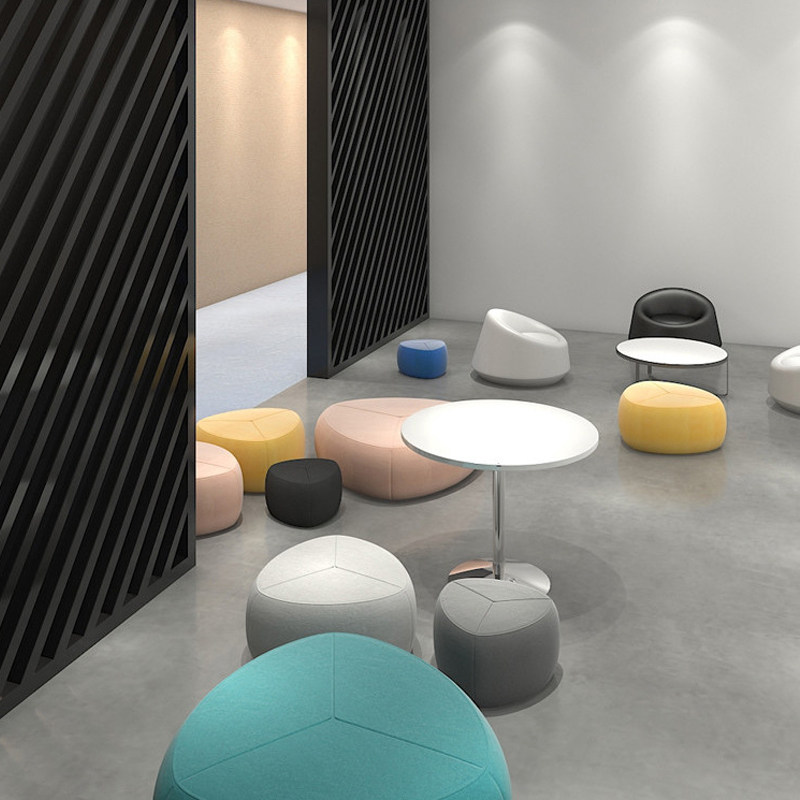 Creative Short Stool Education Institution Rest Pier Pier of Stay in the Leisure Area of Nordic Exhibition Hall