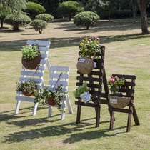 New Solid Wood Welcome Flower Frame Cafe Restaurant Flower frame installation Japanese floor wall hanging floral frame