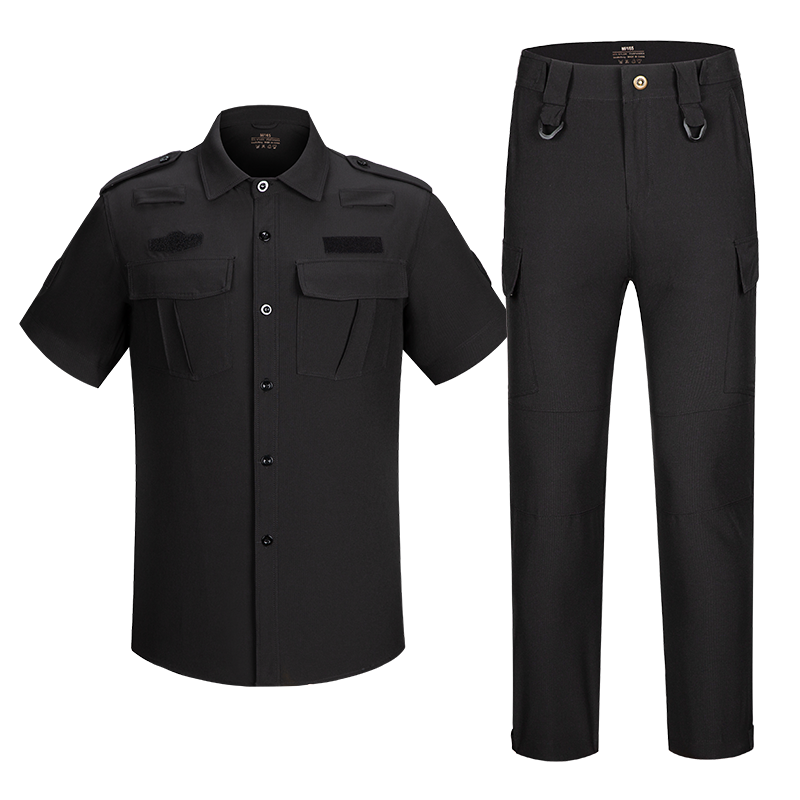 New tactical quick-drying instructor security clothing rescue clothing summer short-sleeved combat training clothing military fans physical fitness property duty clothing