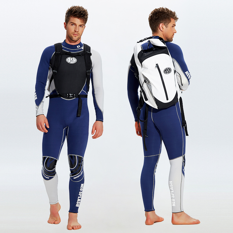 NS wetsuit men's warm 3mm one-piece body waterproof one-piece long-sleeved snorkeling professional diving wetsuit