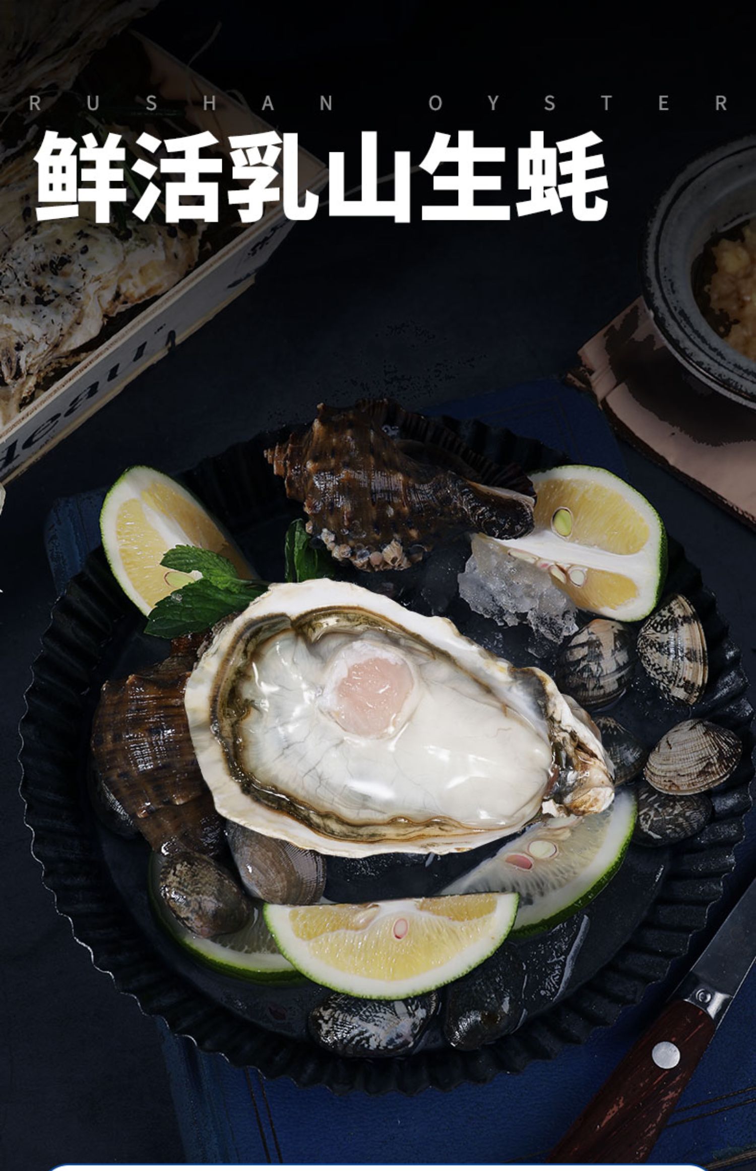 鲜海道 乳山牡蛎鲜活生蚝 净重4.5斤 天猫优惠券折后¥29.8起顺丰包邮(¥49.8-20)赠开蚝三件套