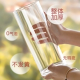 Ваза для украшения гостиной, цветочная композиция, акриловое стекло, гидропоника, богатые бамбуковые цветы, прозрачное прямое пластиковое ведро для цветов, большое