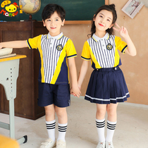 Class service summer sportswear primary school uniform six one childrens garden uniform kindergarten British wind college wind graduation clothing