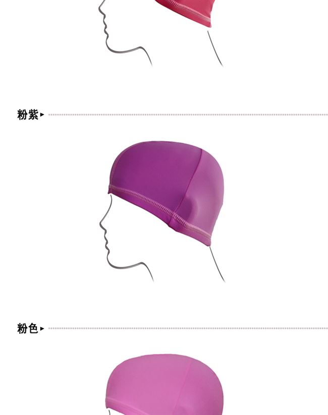 Mũ bơi vải nylon đen trùm đầu dành cho nam và nữ, phù hợp phổ biến và thoải mái để mở rộng đầu mũ bơi màu trắng đỏ chống mài mòn - Mũ bơi