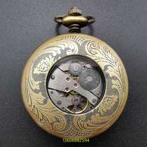 Wymeter comeback ancient clammy mechanical watch pure copper old Western painting clockwork machine