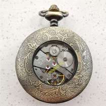 Bronze elaborate Waimeter Mechanical hanging table Waimeter pure hollowed-out old clockwork flip flops