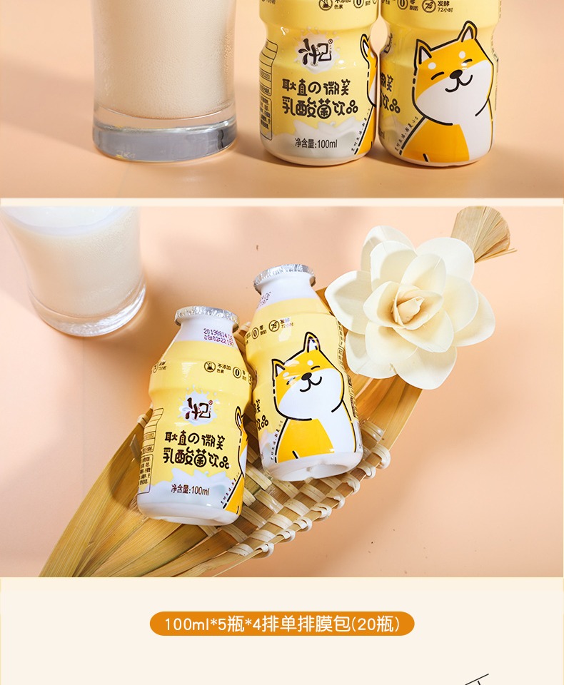 汁己乳酸菌牛奶饮品100ml*20瓶