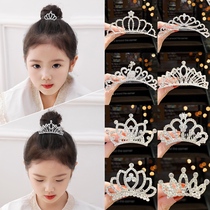 June 1 Childrens Day Tiara Dancing crown Childrens Trumpet Birthday tiara High-end Hanfu girl host