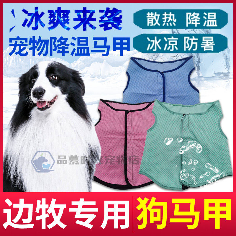 Border Shepherd Dogs Special Universal Pets Ice Cool Horse Chia Summer Dogs Clothes Cold Sensation Clothes Adjustable Theorizer Sunscreen