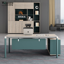 Fashion boss desk Office furniture Simple modern single manager desk Supervisor desk and chair combination Nordic style desk