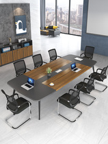 Office furniture Conference table Long table Small simple modern long table Training table Negotiation table Office table and chair combination