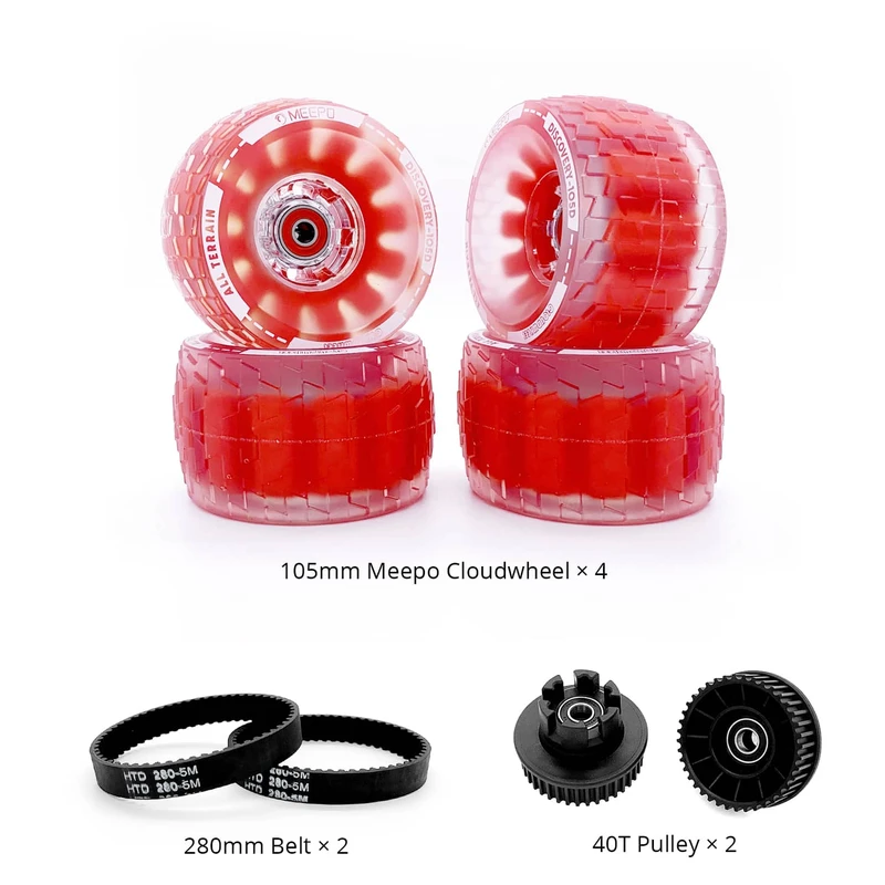 MEEPO Cloudwheel 105mm red cloud wheel suit joint cloud wheel official genuine accessories