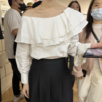 new open2023 Spring Han Edition French Slip Needs Careful Machine Spring Care for Double Low Leaves