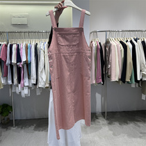 South Korea Dongdai 2023 Spring Casual Backsuit Dress Day Sweet Wind Reduction Age Sleeveless Dress Tide