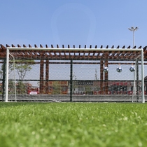 Outdoor three-person seven-person 11-person five-a-side football goal frame net training football goal childrens small home football frame