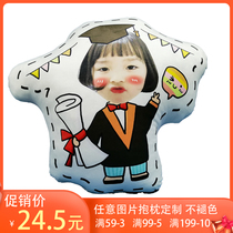 Customized special-shaped pillows can be customized with pictures and photos DIY humanoid doll gift pillows cartoon animation pillows