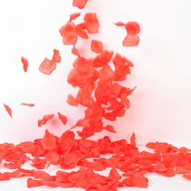 Wedding room proposal confession romantic decoration supplies wedding simulation rose hand-sprinkled non-woven red fake petals