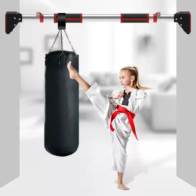 Fitness equipment home horizontal bar pull-up horizontal bar indoor children's punch-free door frame wall stretch boom