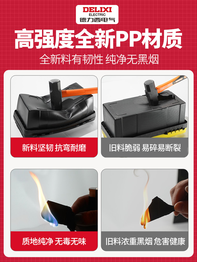 Delixi Tool Box Industrial-Grade Household Multi-Functional Hardware Electrician Storage Box Set Car Tool Storage Box