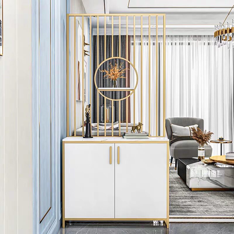 Light Extravagant Screen Living-room Cubicle Entrance minimalist Creative Marble Hyun Closing Cabinet Door Living Room Shoe Cabinet Shelving Shelf