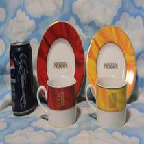 (Xu) Nestlé 2005 Zodiac Cup Coffee Cup Two-piece Set-Chicken Pair