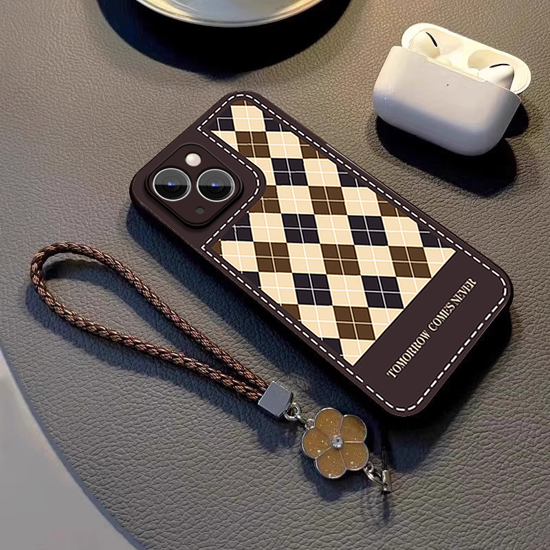 Suitable for Apple 15 Pro Max Phone Case, Retro Diamond Pattern, iPhone 14 Plus Protective Cover, Plaid Leather, 17 Air High-End Feel, 13 Pm Light Luxury, European and American Style, 12 Bracelet, 11 Men's British Plaid, 16 Suitable for Apple 15 Pro Max Phone Case, Retro Diamond Pattern, iPhone 14 Plus Protective Cover, Plaid Leather, 17 Air High-End Feel, 13 Pm Light Luxury, European and American Style, 12 Bracelet, 11 Men's British Plaid, 16