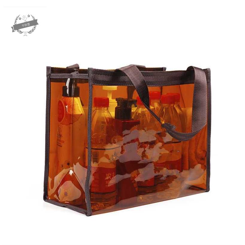 Korean version of both hands beware of water bath bag Wash bag bath bag Swimming beach bag Bath bag storage bag