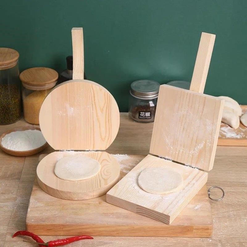 2021 Wooden creative Italian panel home pressure dumpling skin artifact Rice Baba Rice bag dumpling pressure