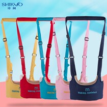 Baby toddler belt anti-fall anti-stranglehold baby learning to walk traction artifact auxiliary rope waist protector dual-purpose