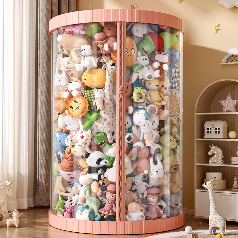 Dolls containing barrel zipped drum zips for home plus big loading plush toy dolls paparazzi red and transparent containing devinators-Taobao