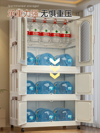 Installation-Free Baby Wardrobe for Home Bedroom, Simple Thickened Integrated Foldable Multi-Layer Clothing Storage Cabinet