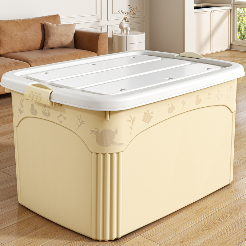 Large Capacity Storage Box, Extra-Large Household Plastic Thickened Storage Box for Toys and Clothes, Extra-Large Clothing Organizing Box Large Capacity Storage Box, Extra-Large Household Plastic Thickened Storage Box for Toys and Clothes, Extra-Large Clothing Organizing Box