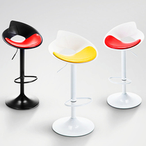 Nordic High Footstool Front Desk Chair Light Lavish Bench Chair Indoor Chair Home Bar Chair Mesh Red Bar Stool