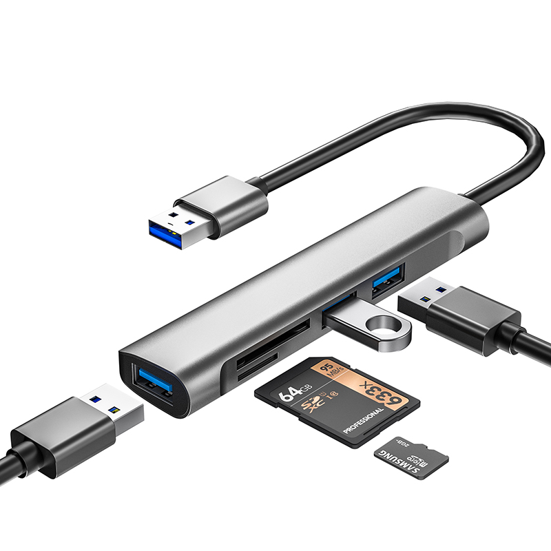 The expander applies the old Apple macbook air pro notebook USB extension dock computer to expand the USB3 0 splitter network port converter U disc key rat printer transfer