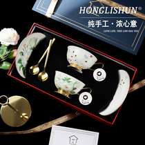 Macro Lishun Birthday Gift Girls Newlyweds Wedding Gifts Gift New Practical Superior Couple Cups Gift Boxes Dress