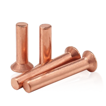 GB869 copper countersunk head rivet percussion flat cone head solid rivet M2-M4M5M8*8*12*20 30 50