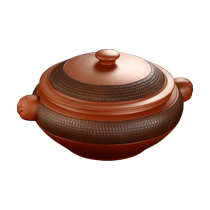 Purple pottery steam pot chicken steam pot household gas pot chicken commercial ceramic non-purple clay steam pot set 304 bottom pot steamer