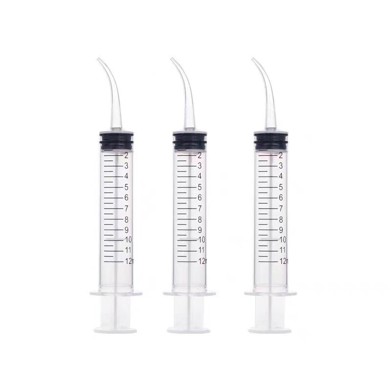 牙科弯头冲牙注射器 智齿盲袋清理针管 口腔冲洗工具 牙洞残渣吸取器 商用牙科器材