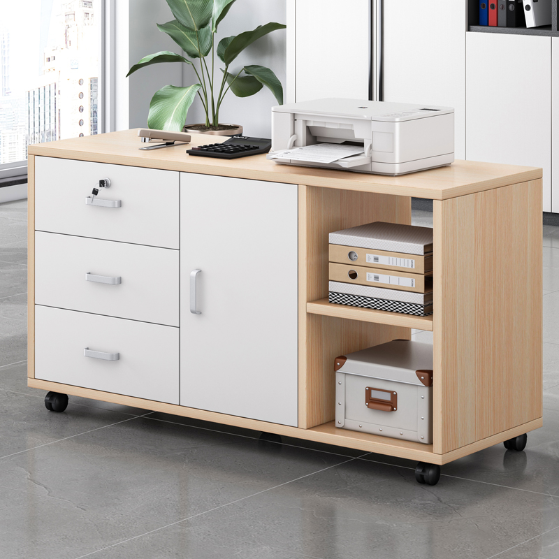 File cabinet wooden office cabinet with lock drawer mobile storage cabinet data cabinet file cabinet storage cabinet bookcase