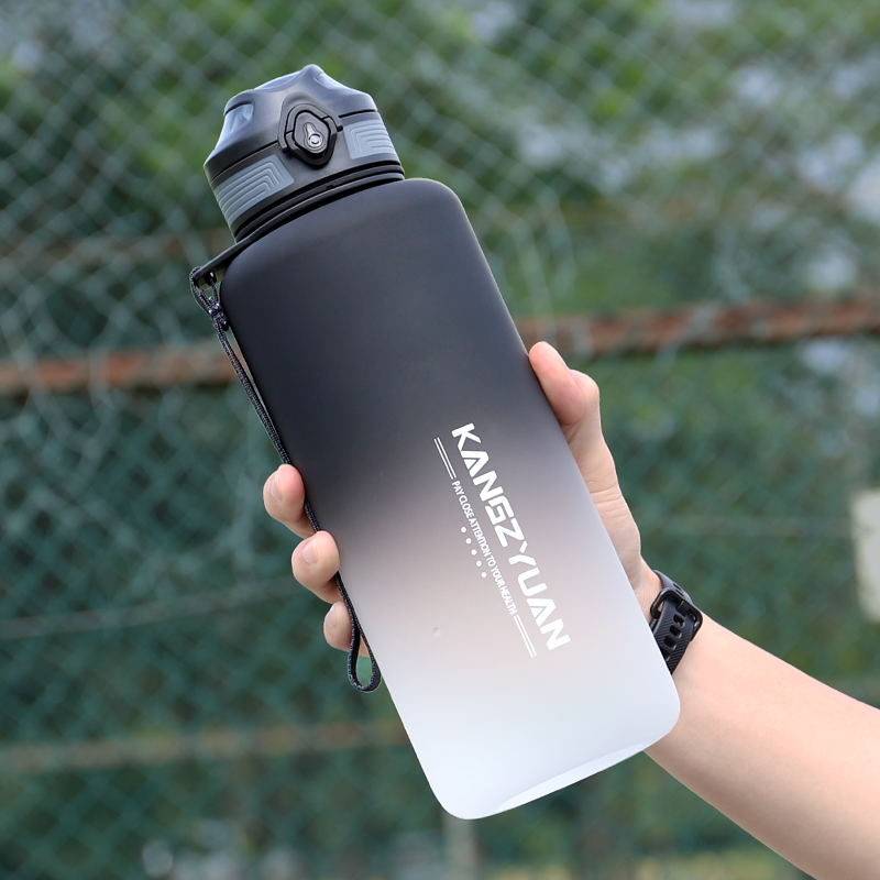 2000ML large-capacity water cup summer men's portable large water bottle net red super large space cup sports fitness kettle