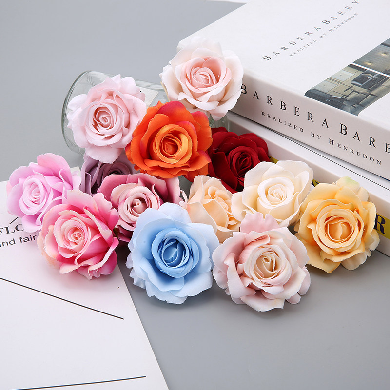 New Suede Cloth Emulation Rose Bridal Headwear Hair Accessories Accessories Wedding Decoration Diy Handmade Floral Ring Material